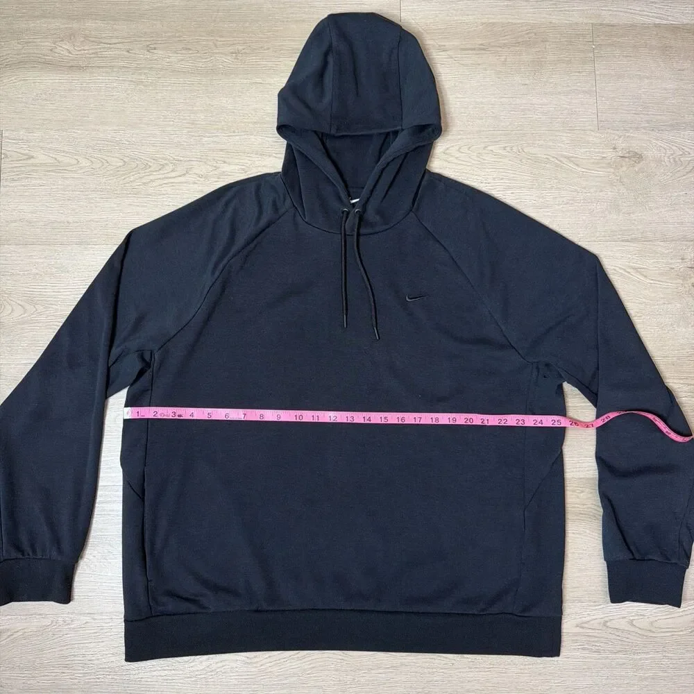 Nike Dri-FIT Men's Black Pullover Hoodie Sweatshirt - Size XL Move To Zero